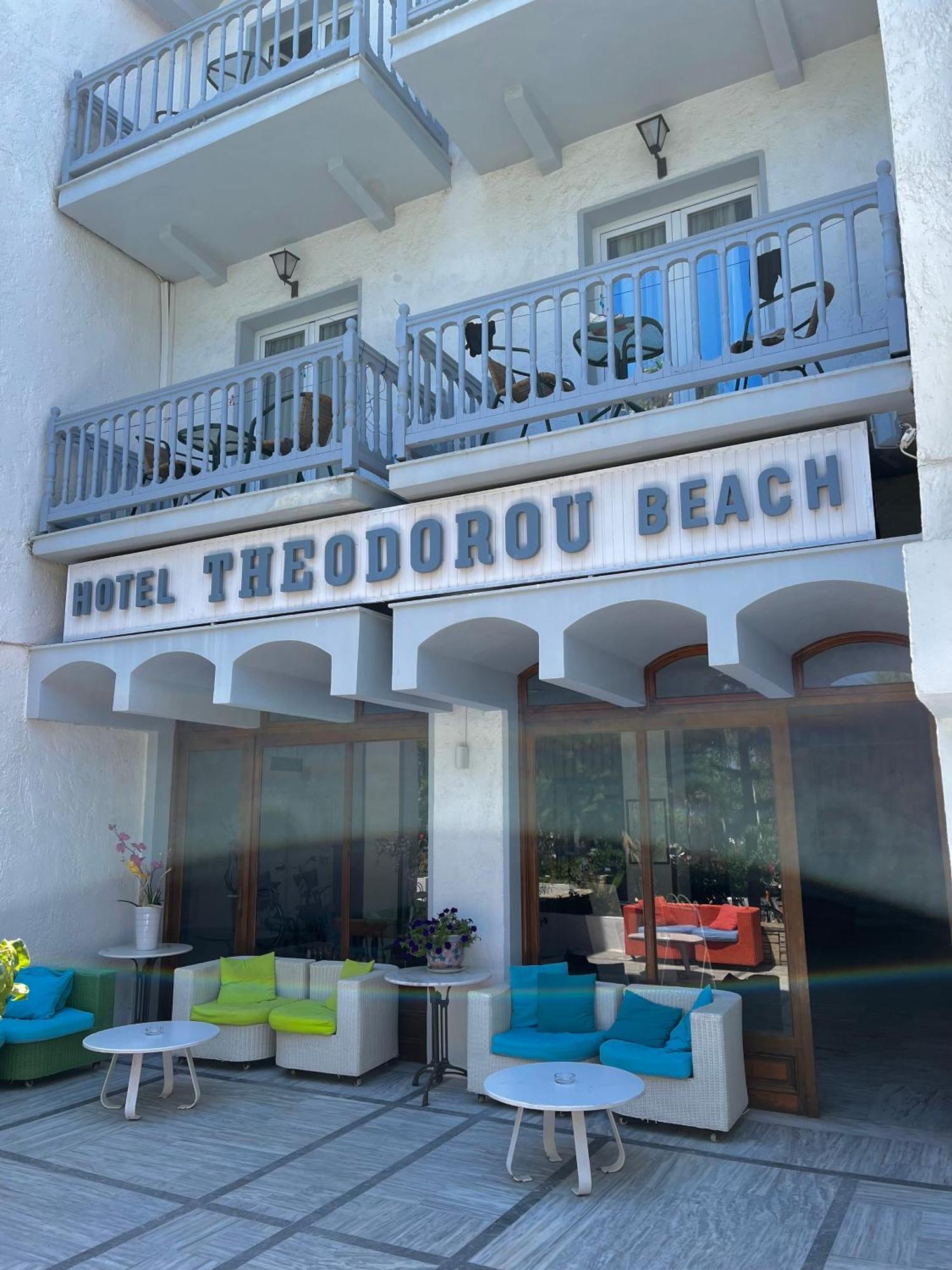 Theodorou Beach Hotel Apartments Psalidi  Esterno foto